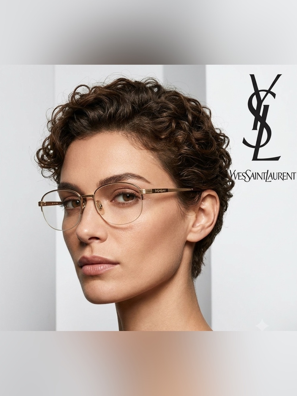 Authentic Yves Saint Laurent luxury designer vtg prescription eyeglasses frames